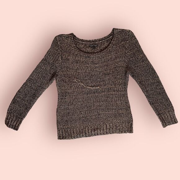 Eileen Fisher Knit Sweater Size S Black Gold Mohair Alpaca Blend Minimalistfr - Picture 3 of 8